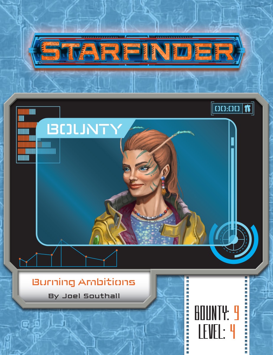 Starfinder Bounty #9 Burning Ambitions cover