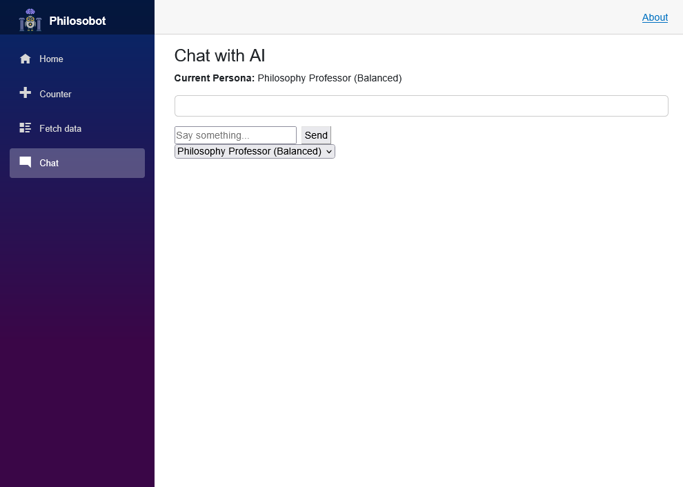 Chat window