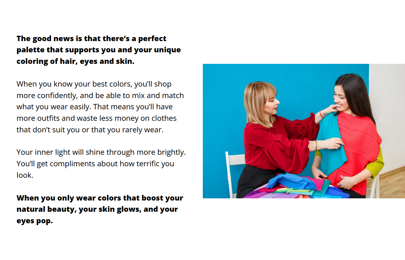Colorful Clothes card
