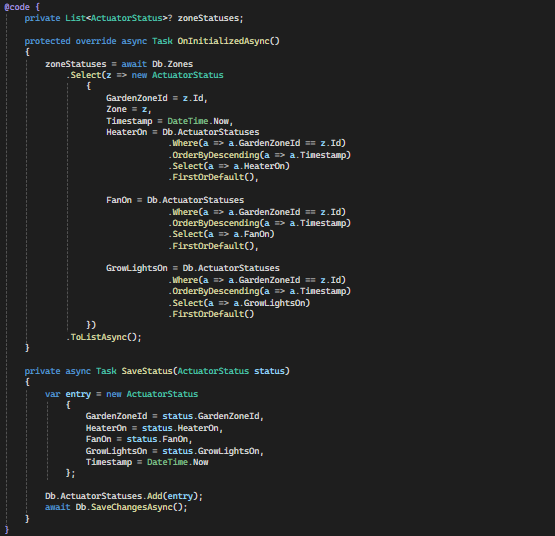 Controls.razor Code Snippet