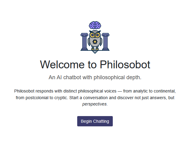 Welcome screen