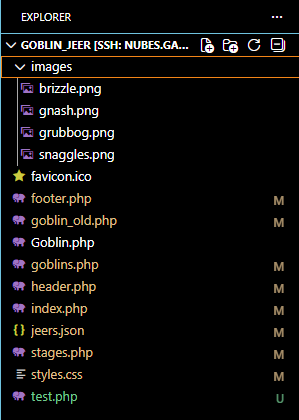 Goblin Jeer project folder structure